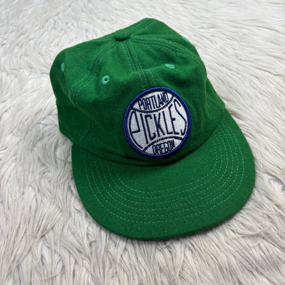 Official League OS Portland Pickles Wool Baseball Hat Retro Oregon Adjustable